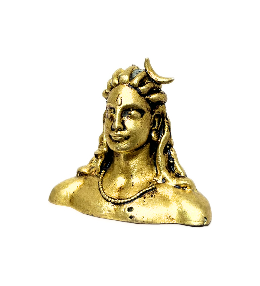 Brass Adiyogi Idol – 100% Pure Brass at Kamakhyaa by Aetherea World. This item is God