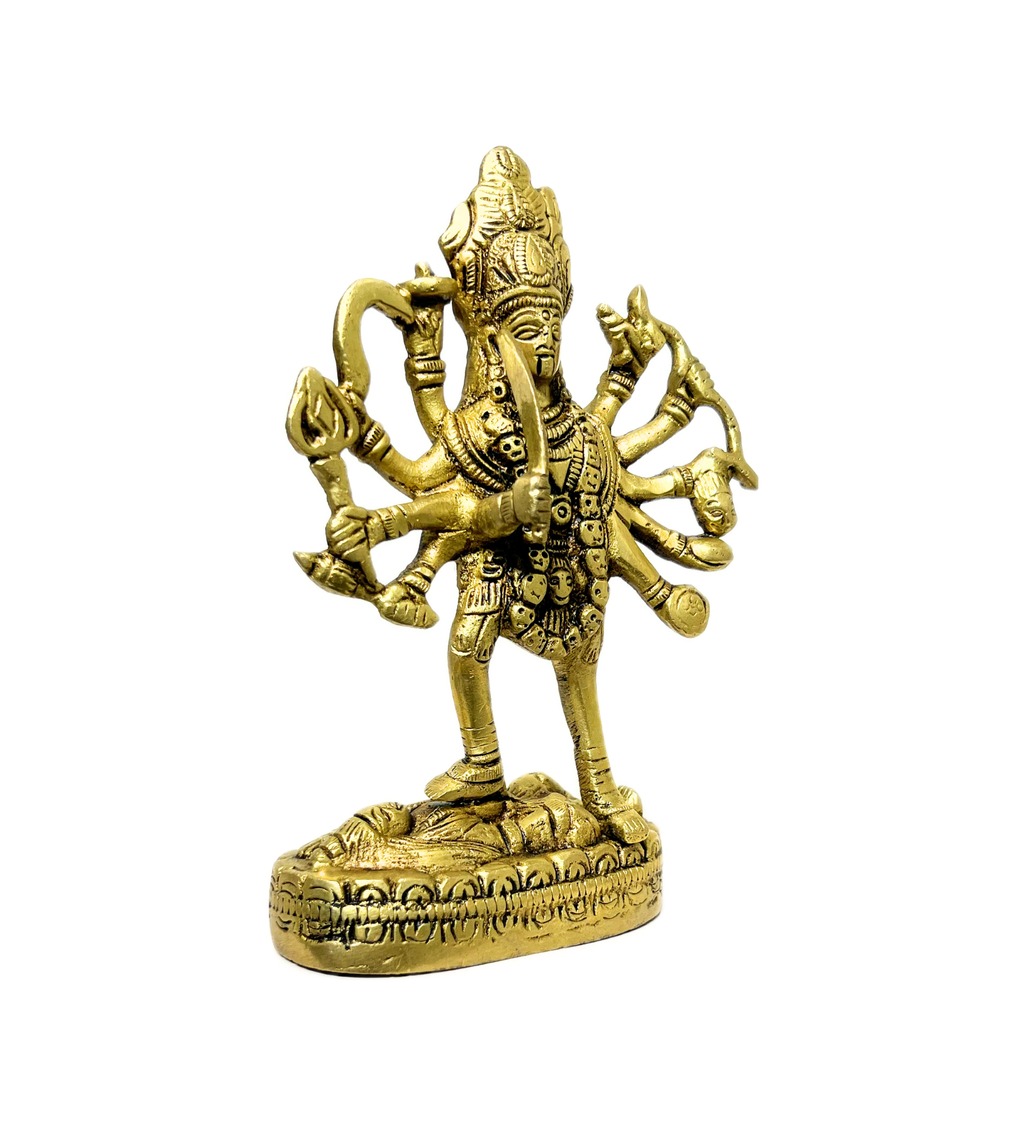 Brass Kali Maa Idol – 100% Pure Brass at Kamakhyaa by Aetherea World. This item is God