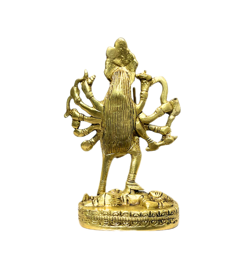 Brass Kali Maa Idol – 100% Pure Brass at Kamakhyaa by Aetherea World. This item is God