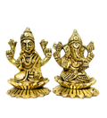 Brass Laxmi Ganesh Idol Set – 100% Pure Brass at Kamakhyaa by Aetherea World. This item is God