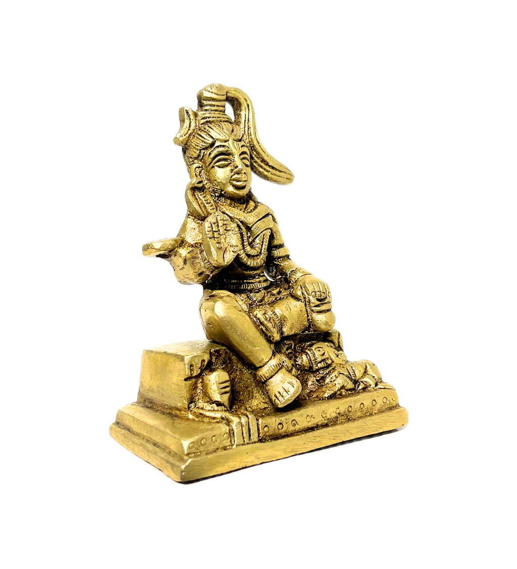 Brass Shiv Ji Idol– 100% Pure Brass at Kamakhyaa by Aetherea World. This item is God, Made from Natural Materials