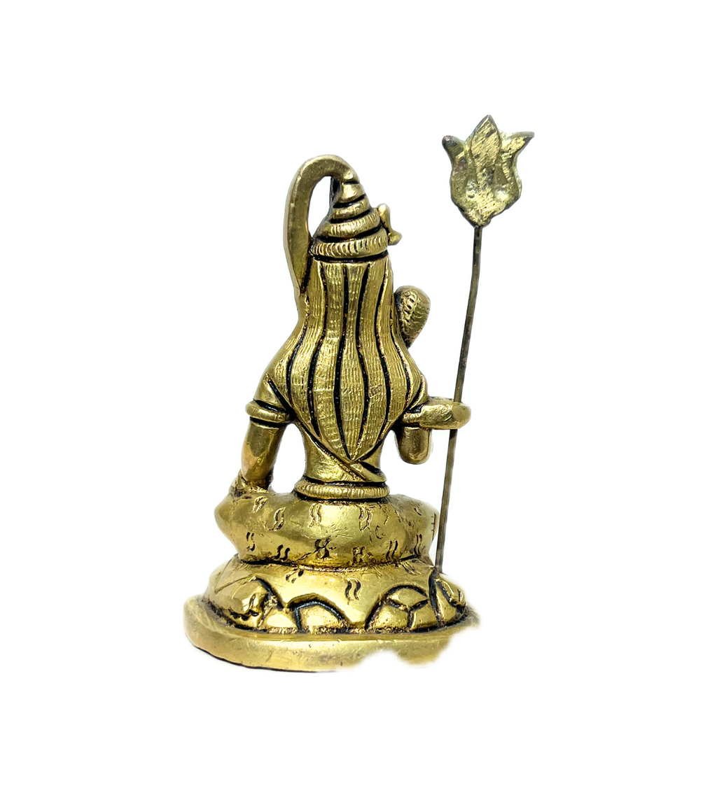 Brass Shiv Ji with Trishul Idol – 100% Pure Brass at Kamakhyaa by Aetherea World. This item is God