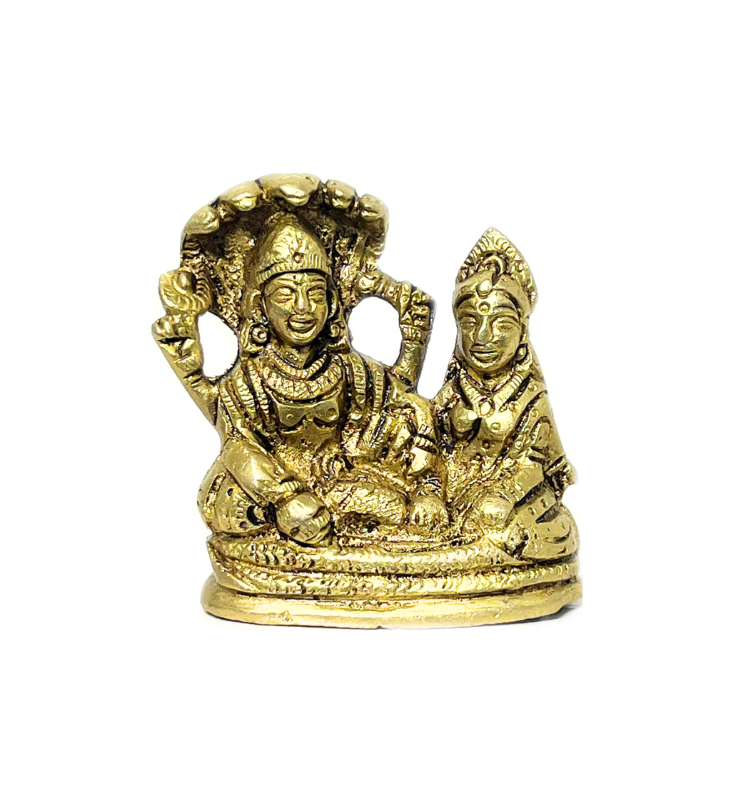 Brass Vishnu Laxmi on Shesh Naag – 100% Pure Brass at Kamakhyaa by Aetherea World. This item is God