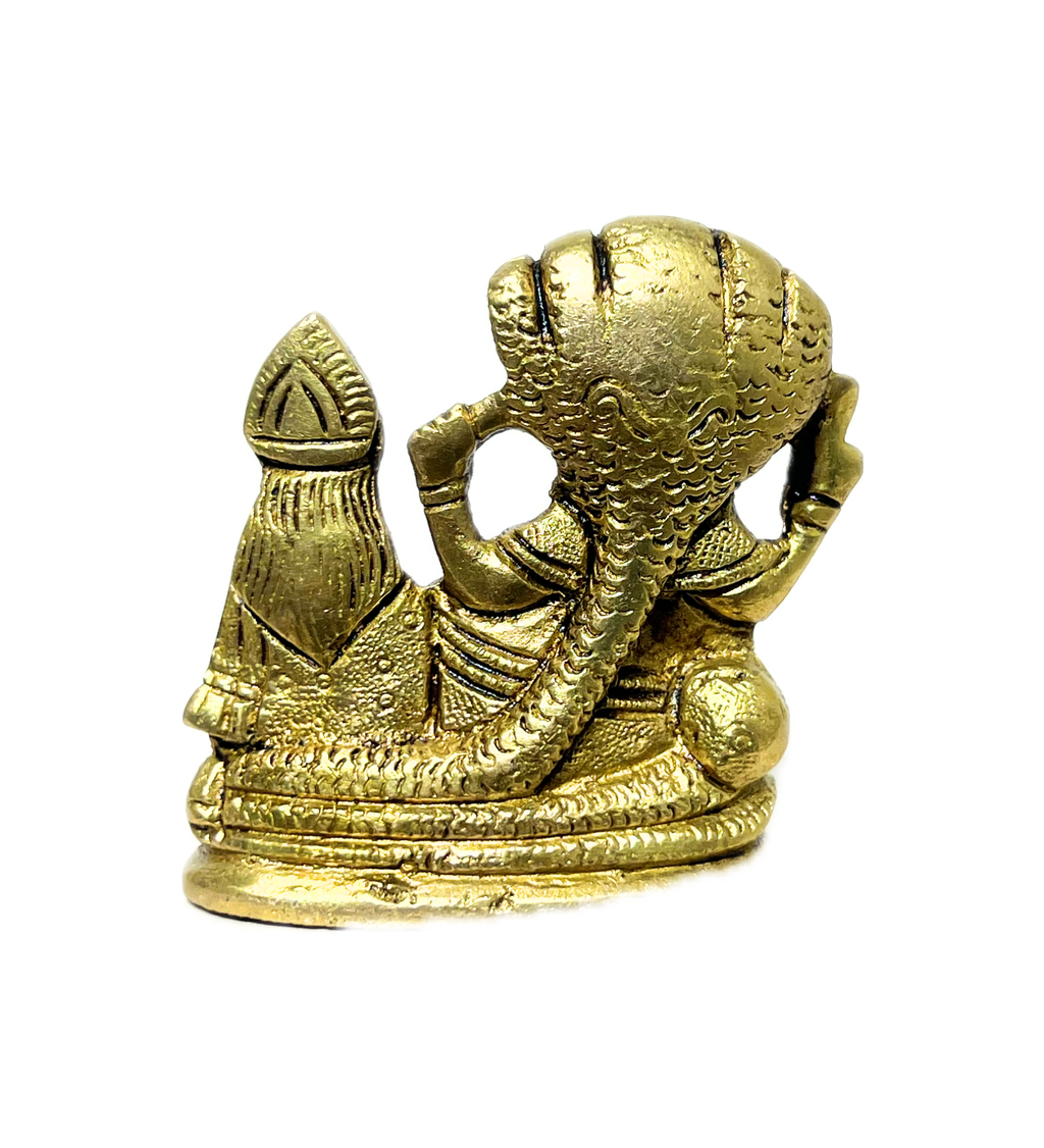 Brass Vishnu Laxmi on Shesh Naag – 100% Pure Brass at Kamakhyaa by Aetherea World. This item is God