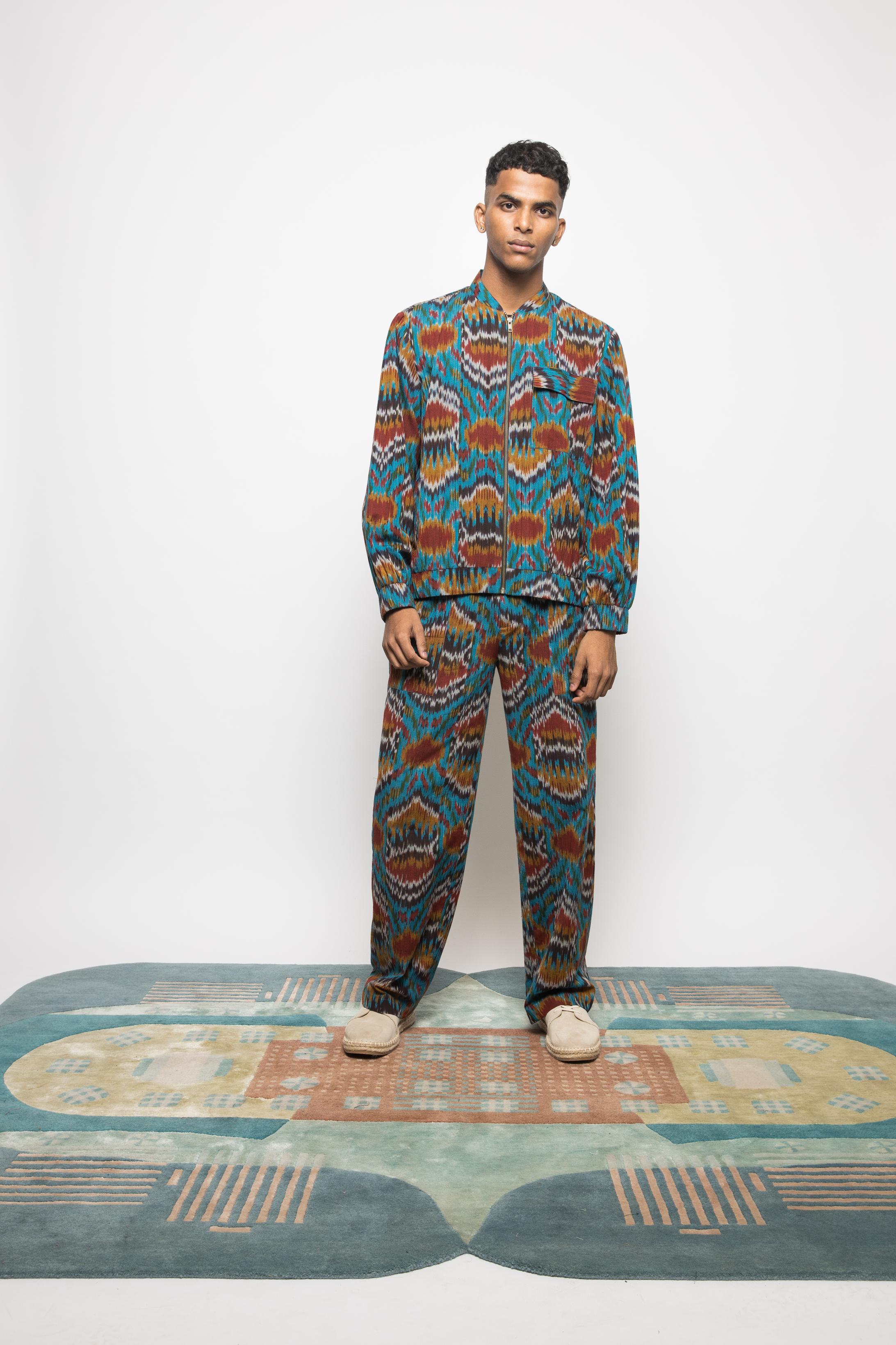 Breathe Easy Bomber at kamakhyaa.com by Anushé Pirani. This item is Fresh Ink by Anushe Pirani, Jackets, Menswear, Under $50