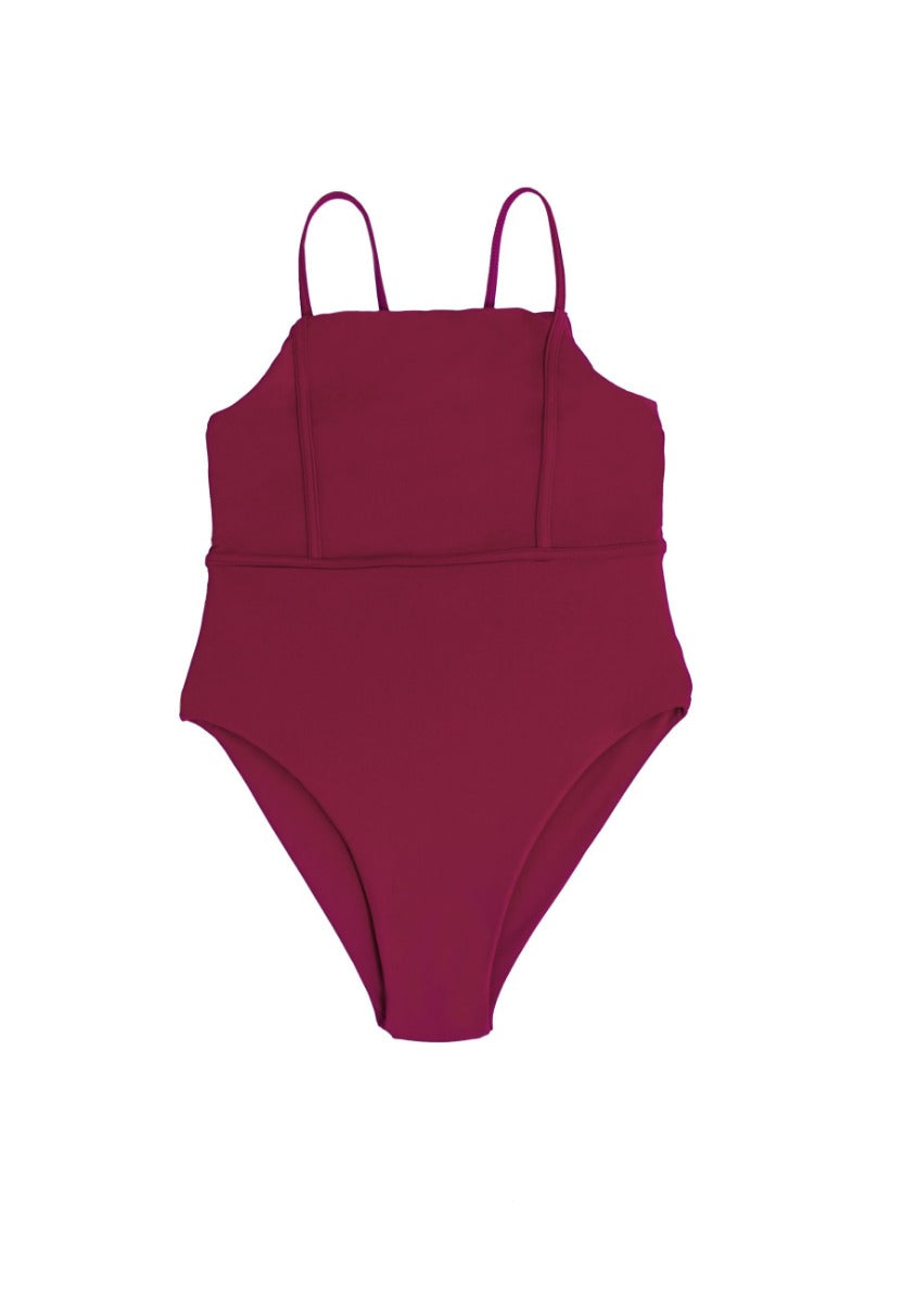 Byron Bay - Swimsuit - Red Coral at Kamakhyaa by 1 People. This item is Econyl, Elastane, Nylon, Pink, Recycled Brass, Swimwear