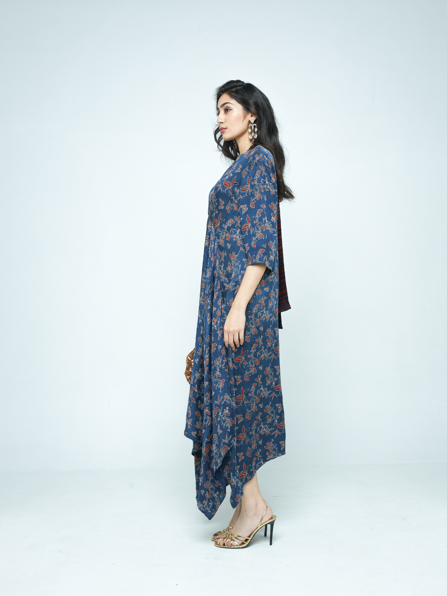 Cascade Dress at Kamakhyaa by Anushé Pirani. This item is Bloom After Dark by Anushe Pirani, Dresses, Midnight Blueprint, Tops & Shirts, Woman co-ord sets, Womenswear