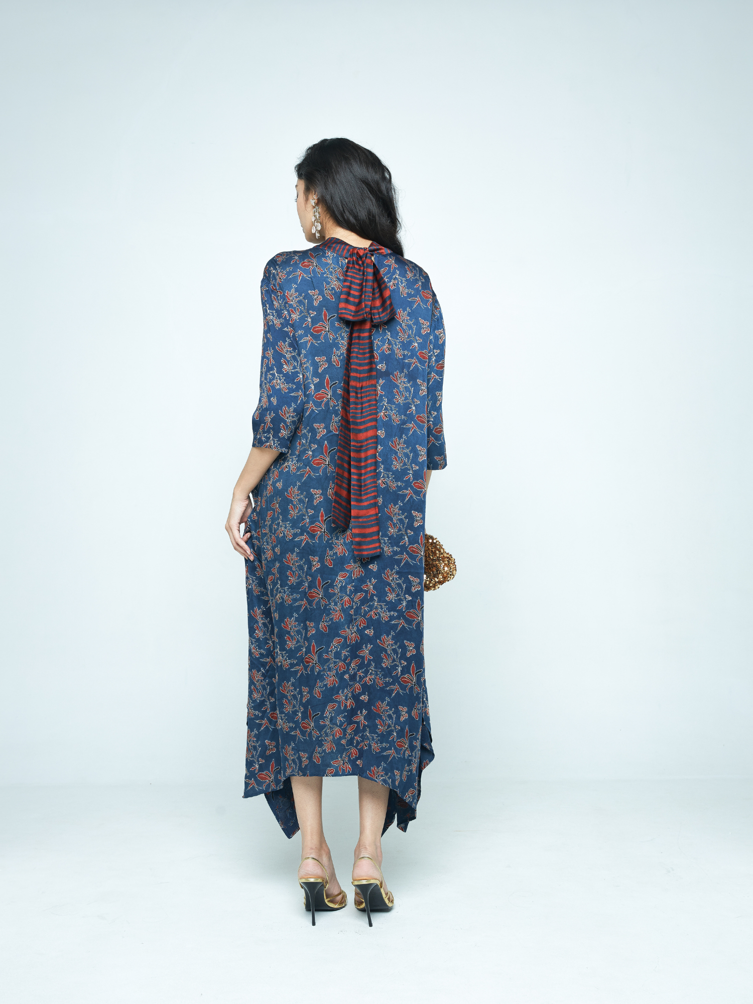 Cascade Dress at Kamakhyaa by Anushé Pirani. This item is Bloom After Dark by Anushe Pirani, Dresses, Midnight Blueprint, Tops & Shirts, Woman co-ord sets, Womenswear