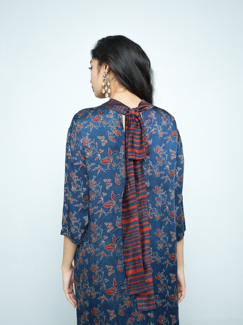Cascade Dress at Kamakhyaa by Anushé Pirani. This item is Bloom After Dark by Anushe Pirani, Dresses, Midnight Blueprint, Tops & Shirts, Woman co-ord sets, Womenswear