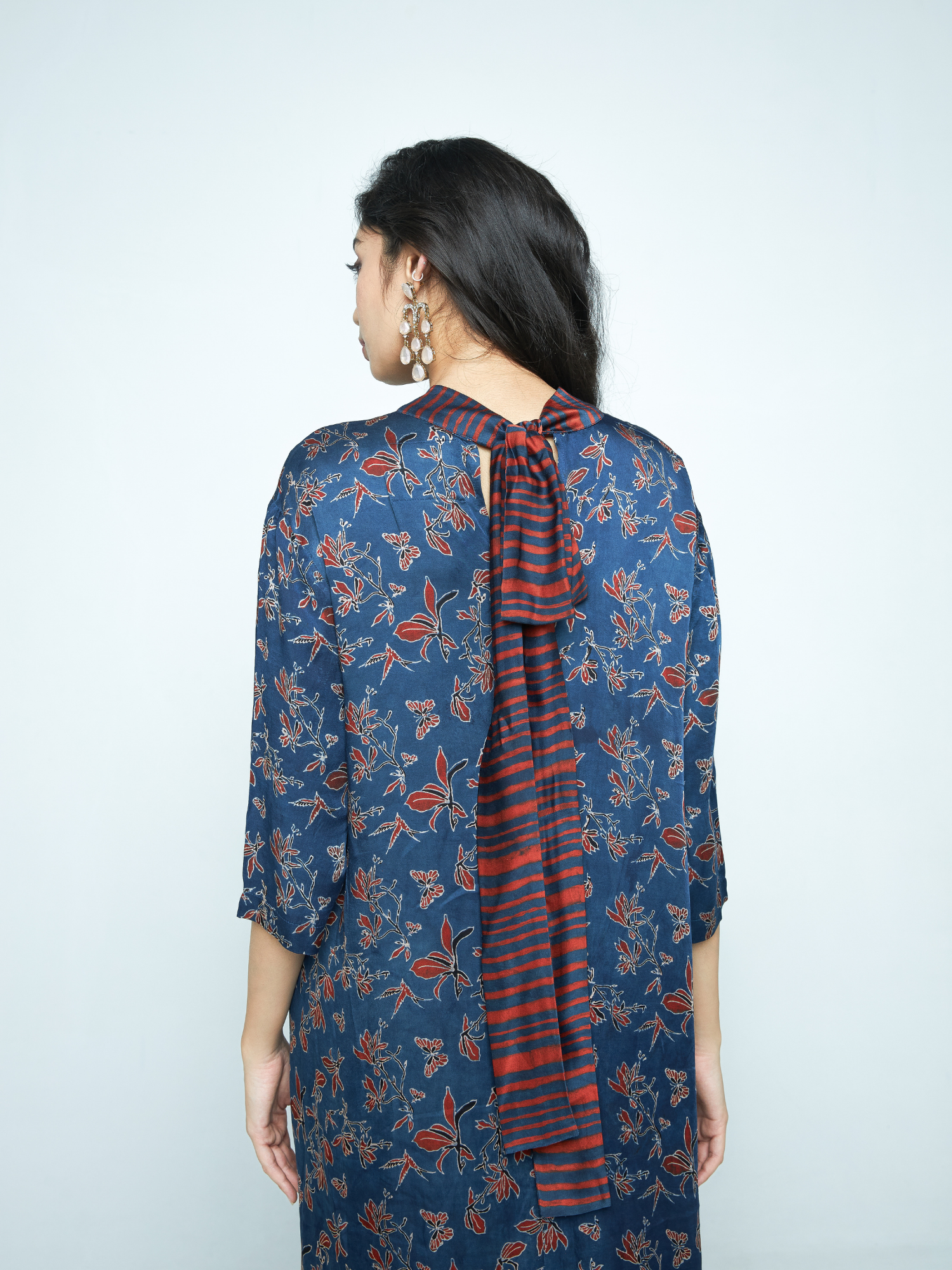 Cascade Dress at Kamakhyaa by Anushé Pirani. This item is Bloom After Dark by Anushe Pirani, Dresses, Midnight Blueprint, Tops & Shirts, Woman co-ord sets, Womenswear