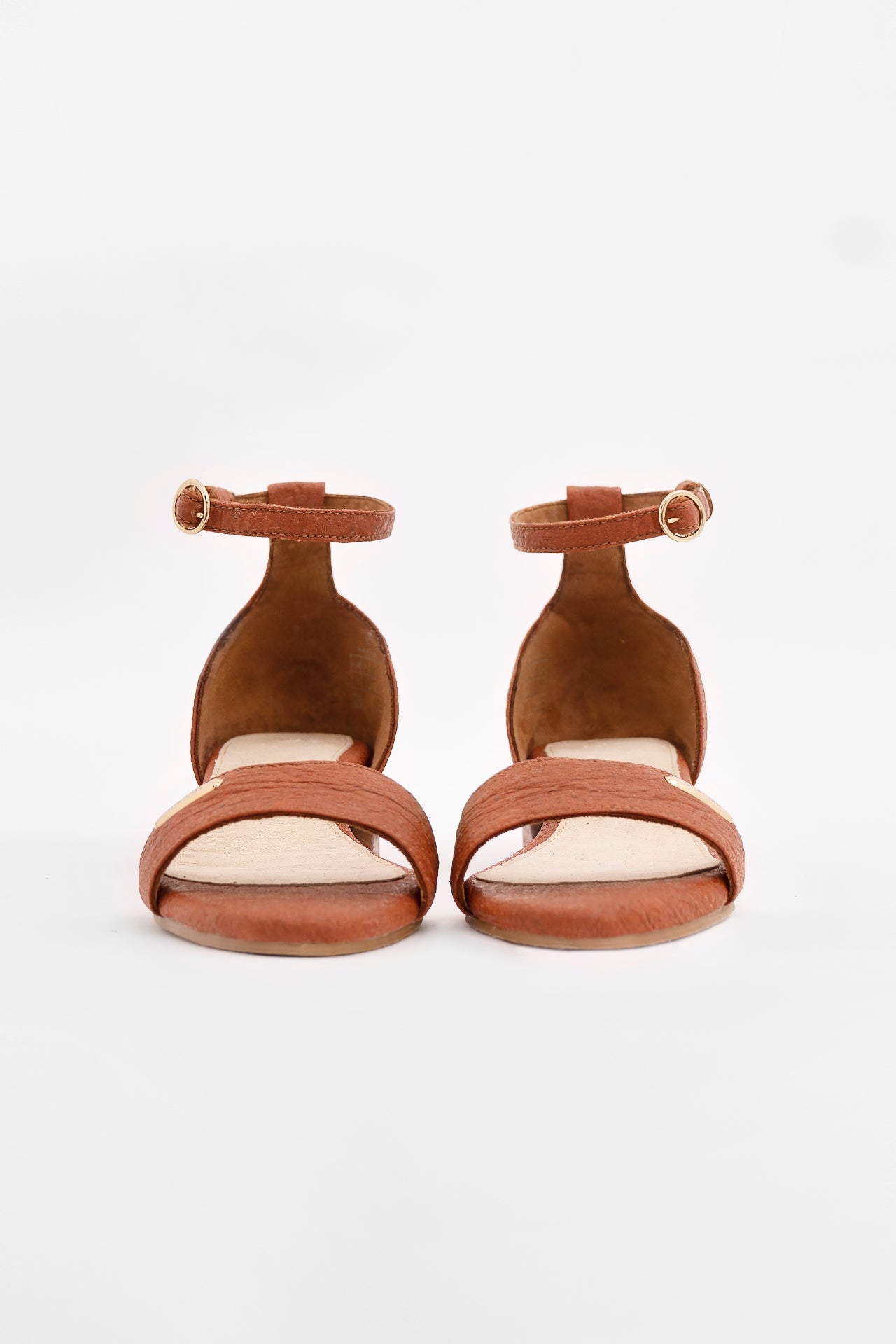 Chicago  - Ankle Strap Heels - Canela