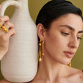 Circa Drop Earring at Kamakhyaa by The Loom Art. This item is Long Earrings, Missing image, Orbis by The Loom Art, Under $50
