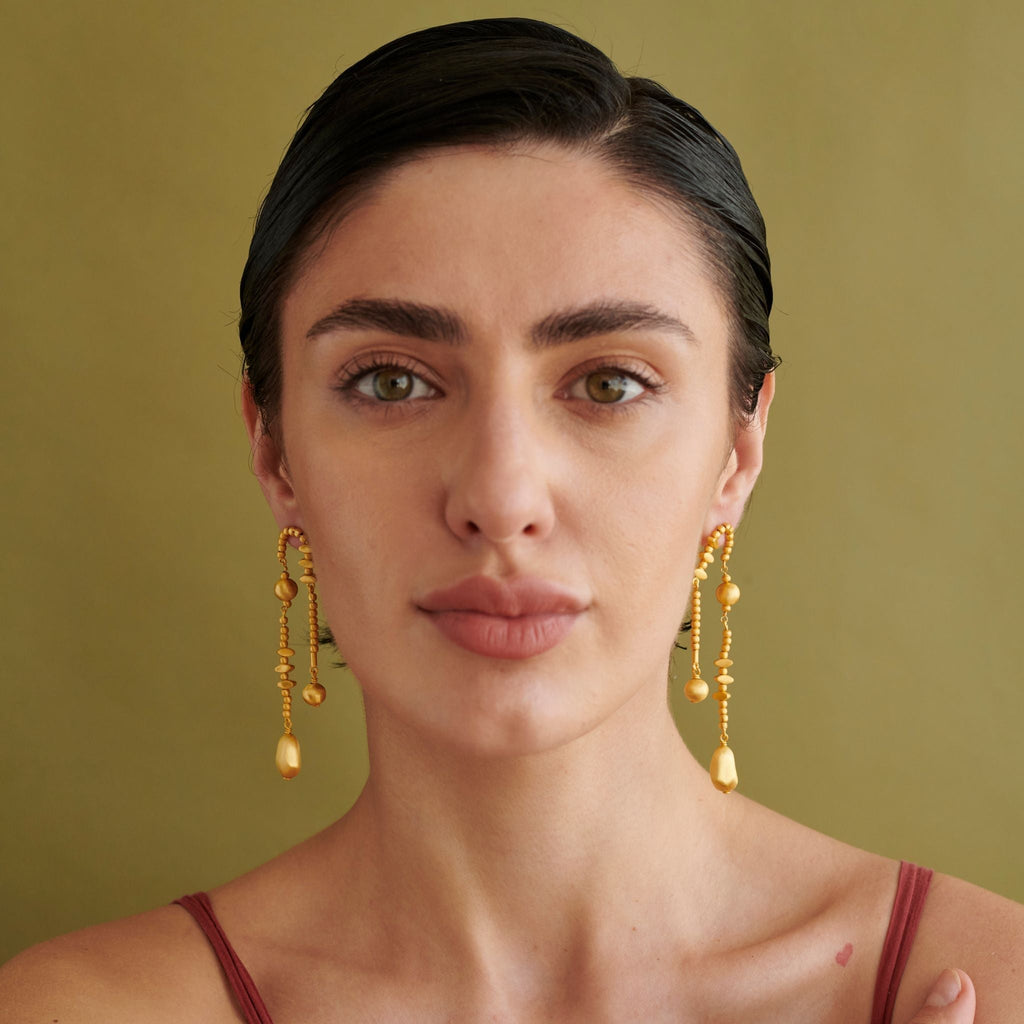 Circa Drop Earring at Kamakhyaa by The Loom Art. This item is Long Earrings, Missing image, Orbis by The Loom Art, Under $50
