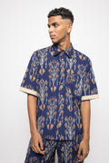Club Collar Shirt at Kamakhyaa by Anushé Pirani. This item is Fresh Ink by Anushe Pirani