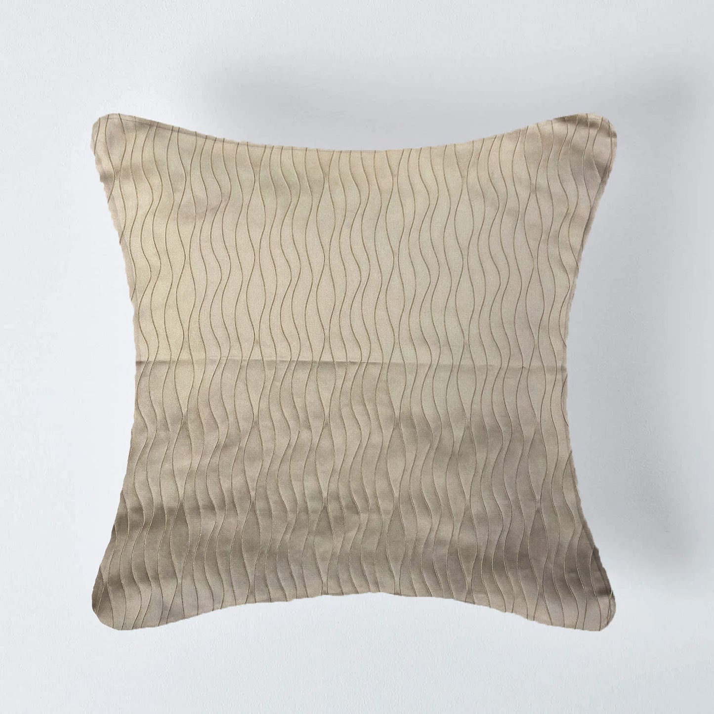 Contour Cushion Cover Sets at Kamakhyaa by Aetherea. This item is Beige, Cotton, Cushion covers, Made from Natural Materials, Upcycled, Wavy Lines