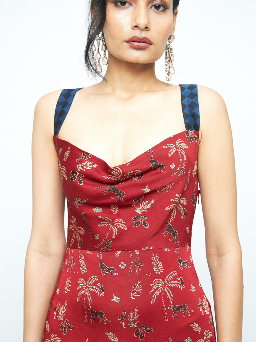 Contour Dress at Kamakhyaa by Anushé Pirani. This item is Bloom After Dark by Anushe Pirani, Dresses, Midnight Blueprint, Tops & Shirts, Under $50, Woman co-ord sets, Womenswear
