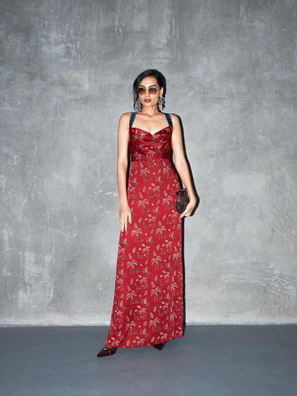 Contour Dress at Kamakhyaa by Anushé Pirani. This item is Bloom After Dark by Anushe Pirani, Dresses, Midnight Blueprint, Tops & Shirts, Under $50, Woman co-ord sets, Womenswear