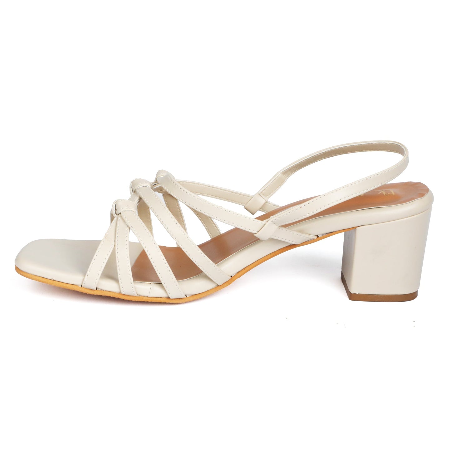 Cream Knot Heels at Kamakhyaa by EK_agga. This item is heels, stylish