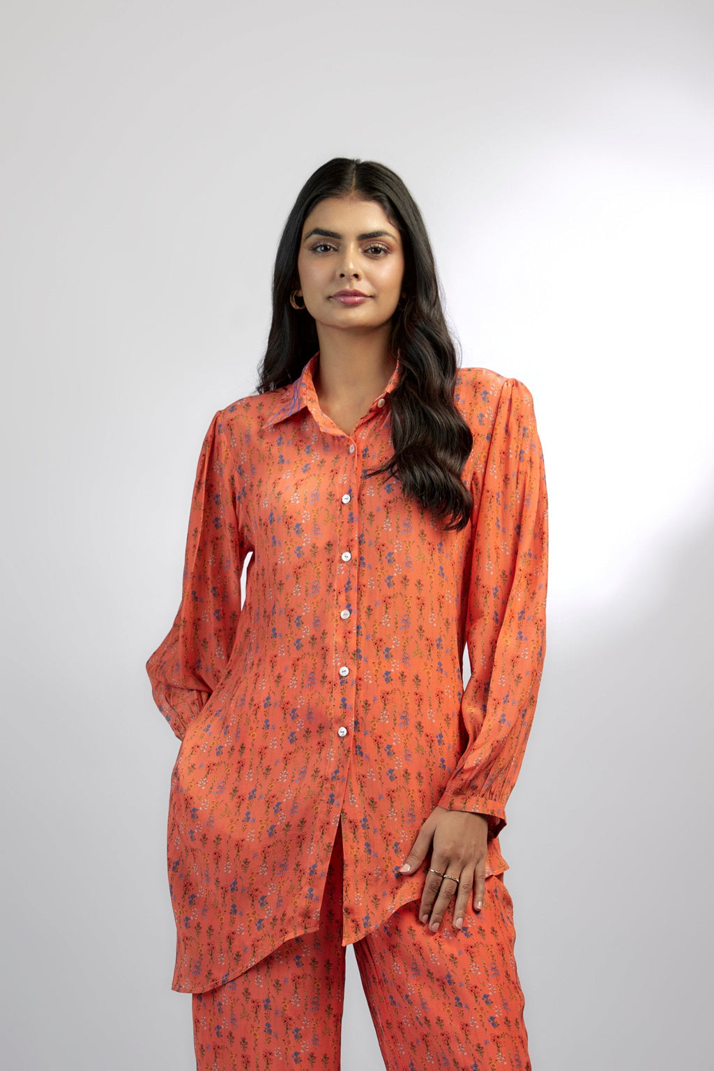 Crepe Aara Top at Kamakhyaa by Ewoke. This item is Crepe, Missing image, Nostalgia's Thread by Ewoke, printed top, summer top, Top, Under $100, Womens top, womenswear printed top, womenswear tops