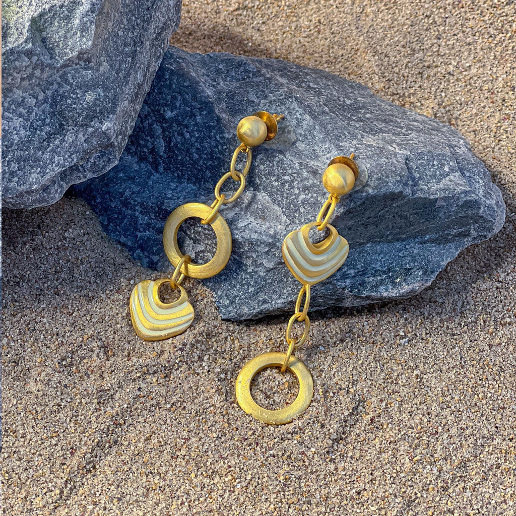 Cupid's Circle Earring at Kamakhyaa by The Loom Art. This item is Hoop Earrings, Hoops, Orbis by The Loom Art, Under $50