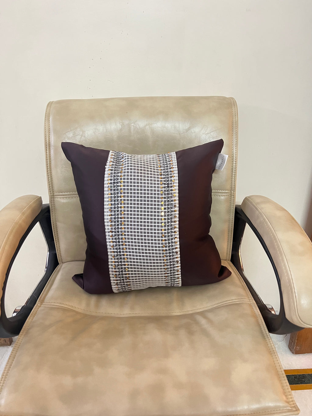 Damson Cushion Cover Sets at Kamakhyaa by Aetherea. This item is Cushion covers, Home, Patchwork, Purple, Satin, Sequence, Upcycled