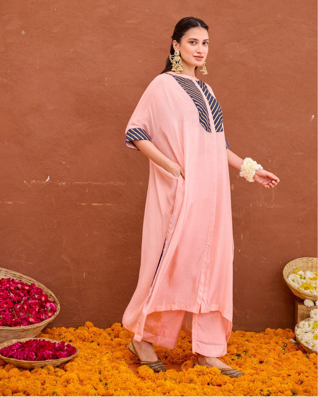 Dhara Kaftan Set at kamakhyaa.com by Taro. This item is Saundh by Taro, Under $50