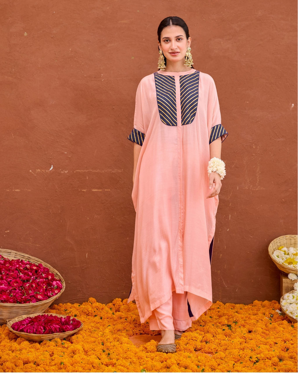 Dhara Kaftan Set at kamakhyaa.com by Taro. This item is Saundh by Taro, Under $50