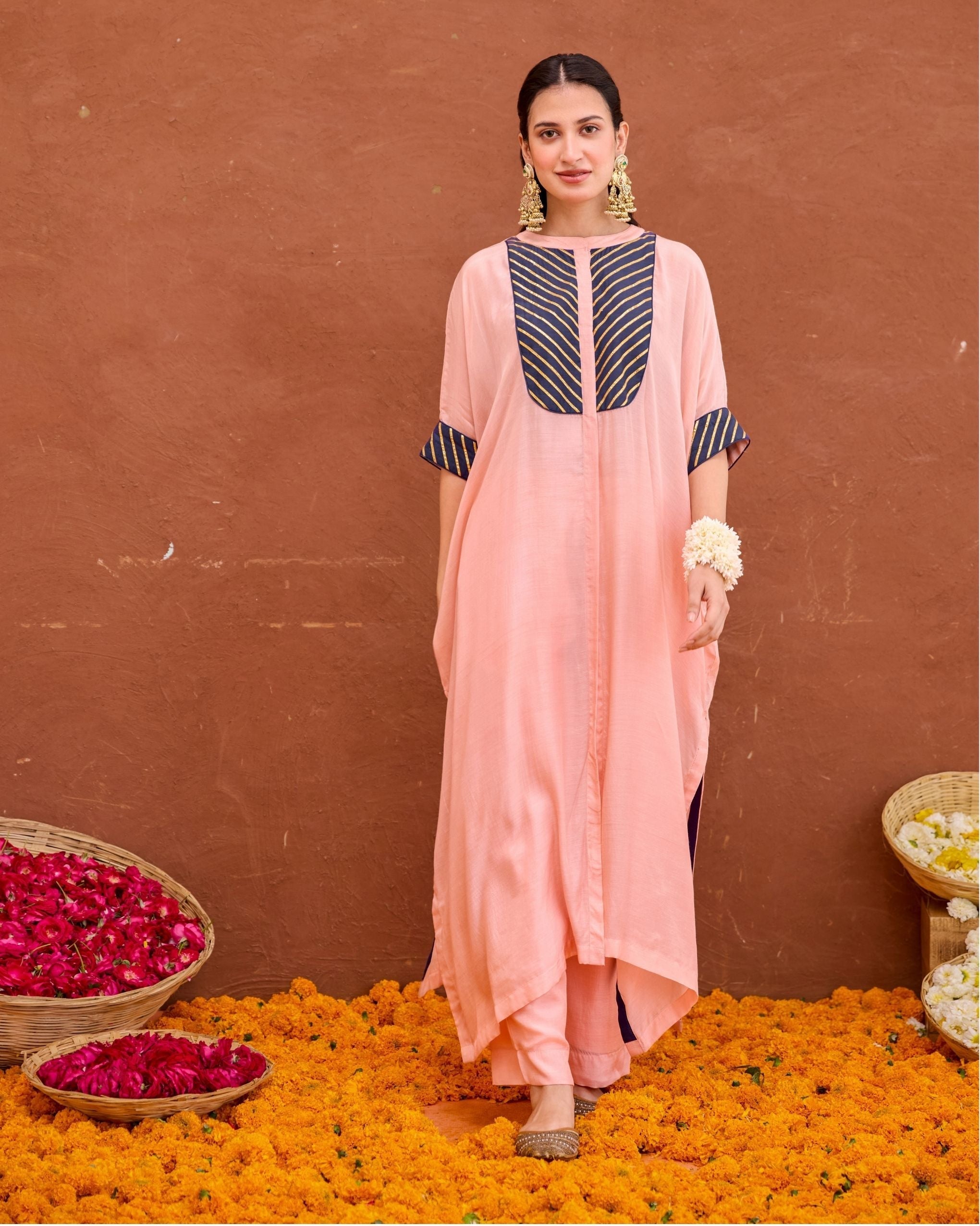 Dhara Kaftan Set at kamakhyaa.com by Taro. This item is Saundh by Taro, Under $50