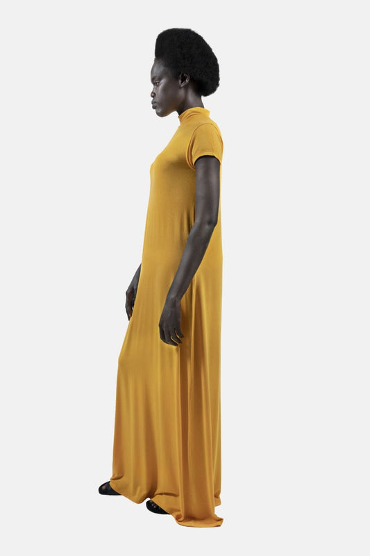 Dresden - Maxi Dress - Fenugreek at Kamakhyaa by 1 People. This item is Made from Natural Materials