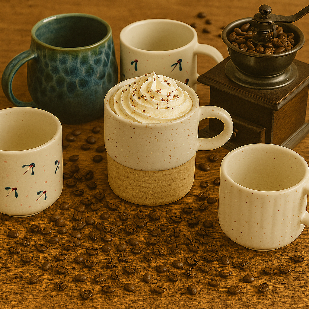 Earth & Ivory – Rustic Stoneware Mug at Kamakhyaa by Aetherea World. This item is 