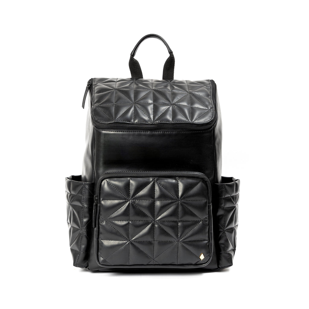 Elm Black Vegan Leather Backpack at Kamakhyaa by Green Hermitage. This item is A Walk in the Forest by Green Hermitage, Bagpacks, Banana Leather, Black, Under $50