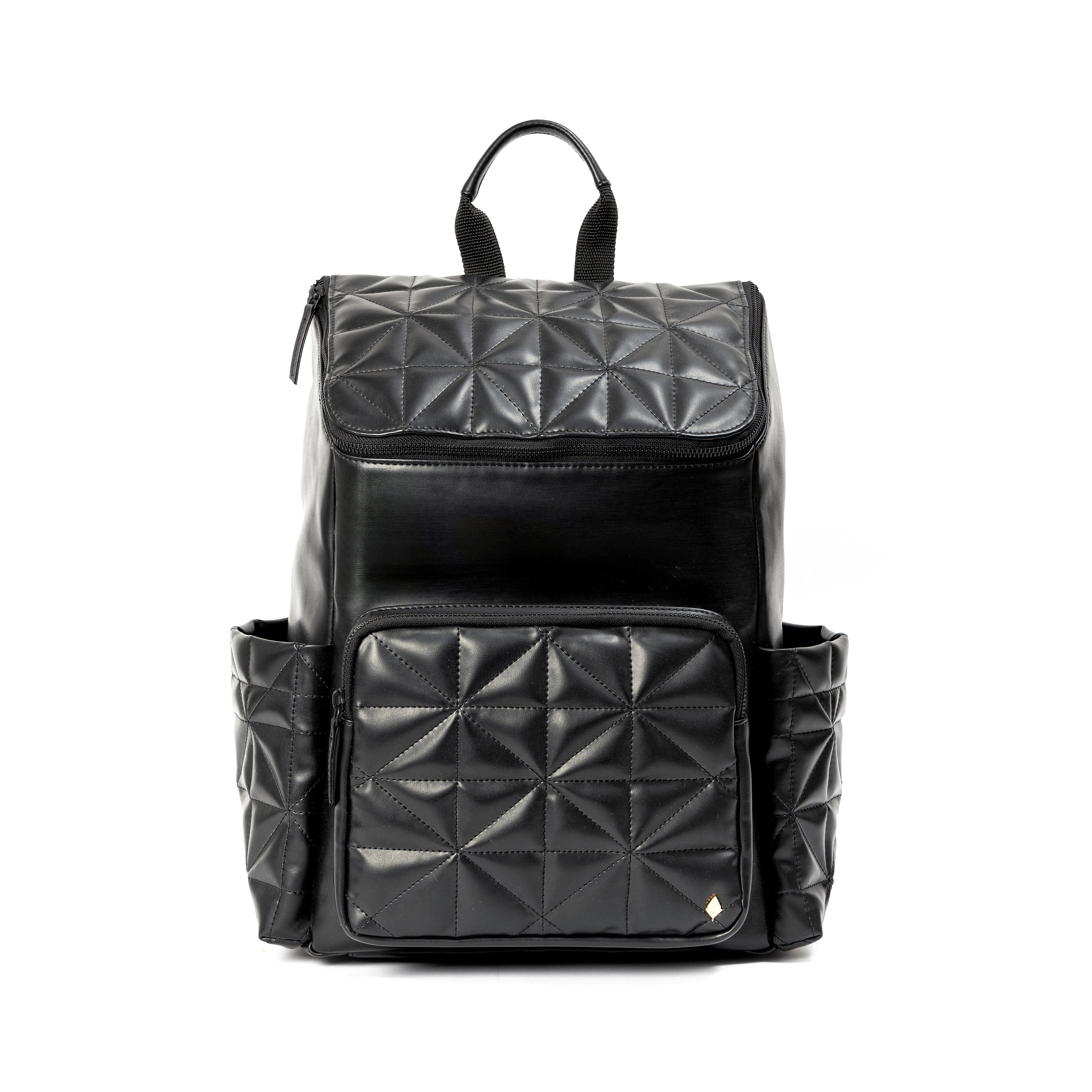 Elm Black Vegan Leather Backpack at Kamakhyaa by Green Hermitage. This item is A Walk in the Forest by Green Hermitage, Bagpacks, Banana Leather, Black, Under $50