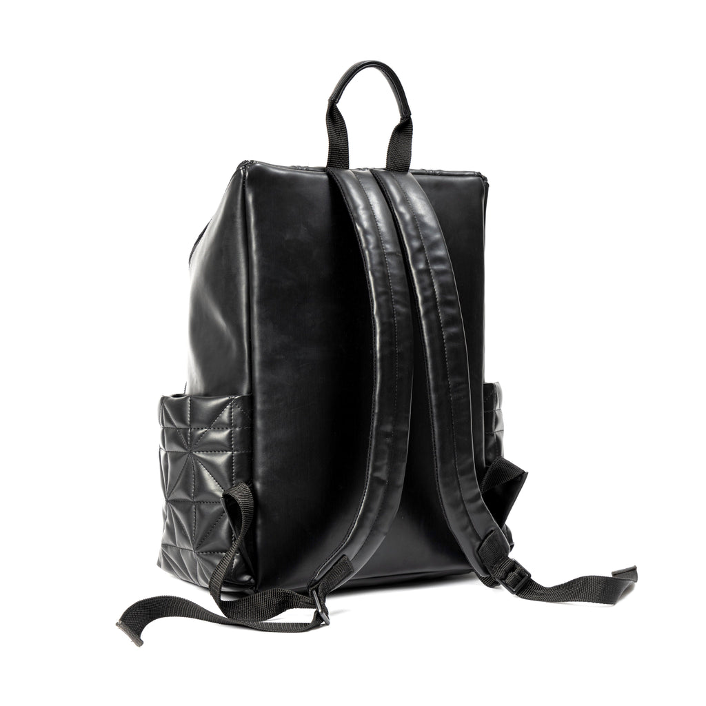 Elm Black Vegan Leather Backpack at Kamakhyaa by Green Hermitage. This item is A Walk in the Forest by Green Hermitage, Bagpacks, Banana Leather, Black, Under $50