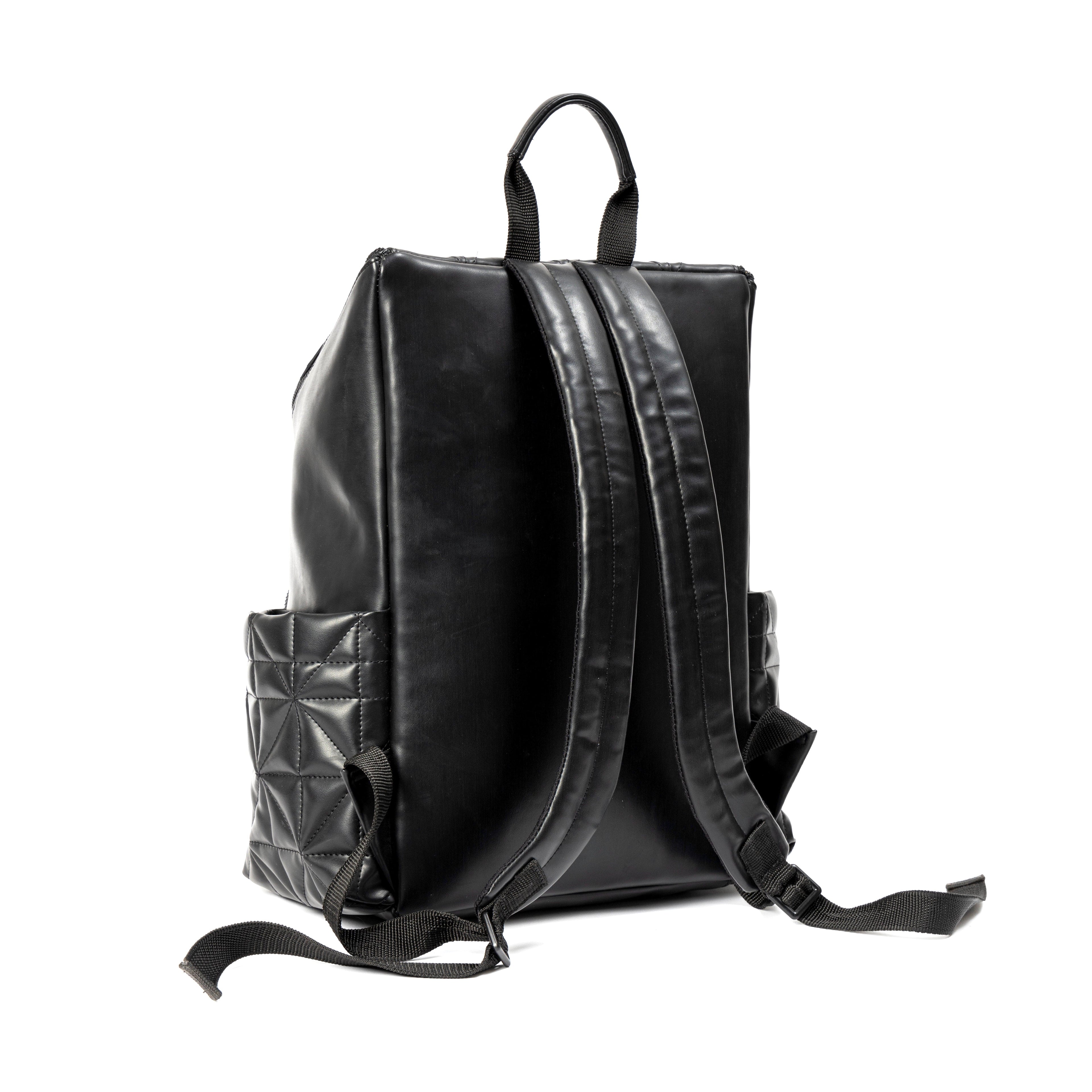 Elm Black Vegan Leather Backpack at Kamakhyaa by Green Hermitage. This item is A Walk in the Forest by Green Hermitage, Bagpacks, Banana Leather, Black, Under $50