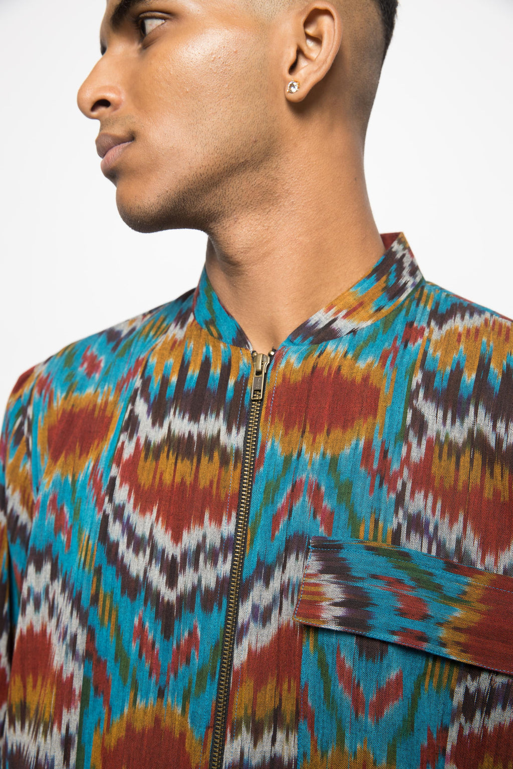 Breathe Easy Bomber by anushé pirani with Jackets, Menswear at Kamakhyaa India for sustainable fashion