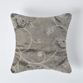 Floral Tapestry Cushion Cover Sets at Kamakhyaa by Aetherea. This item is 100% Cotton, Black, Cushion covers, Embroidered, Made from Natural Materials, Piping, Rose, Sheer, Upcycled