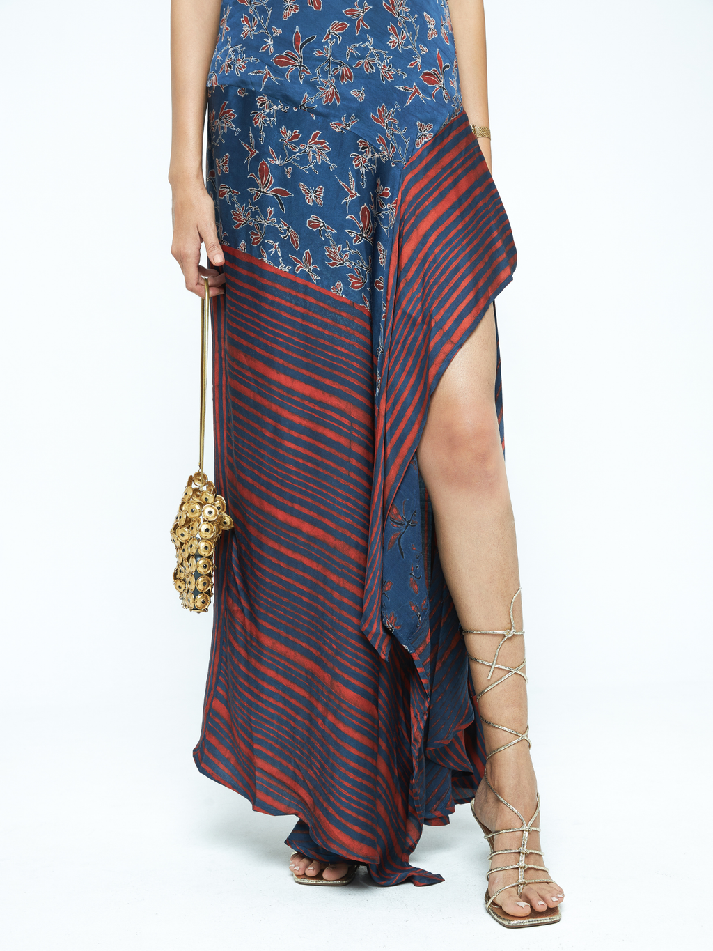 Flutter Dress at Kamakhyaa by Anushé Pirani. This item is Bloom After Dark by Anushe Pirani, Dresses, Midnight Blueprint, Tops & Shirts, Under $50, Woman co-ord sets, Womenswear