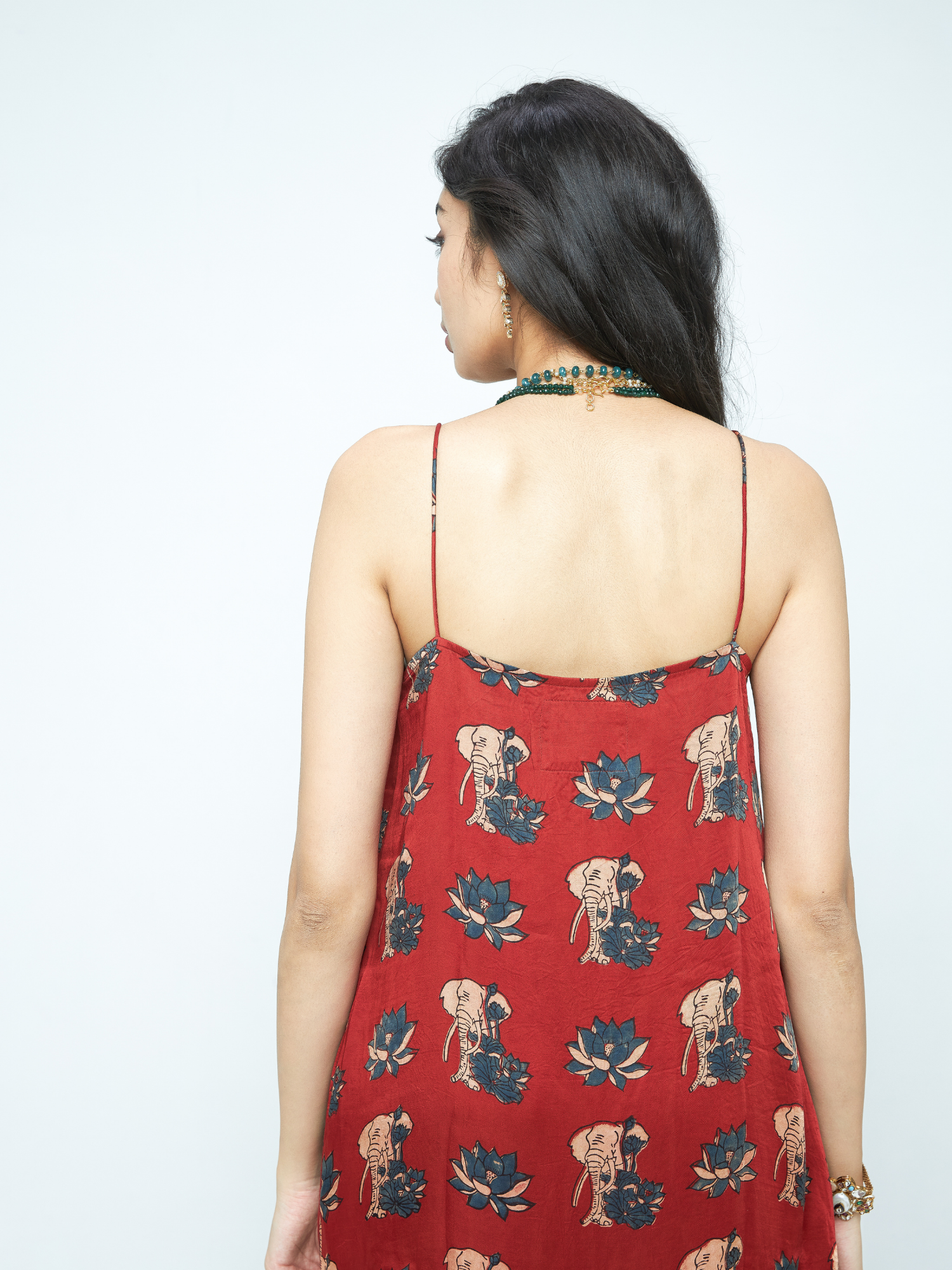 Gentle Tunic at Kamakhyaa by Anushé Pirani. This item is Bloom After Dark by Anushe Pirani, Midnight Blueprint, Tops & Shirts, Under $50, Woman co-ord sets, Womenswear