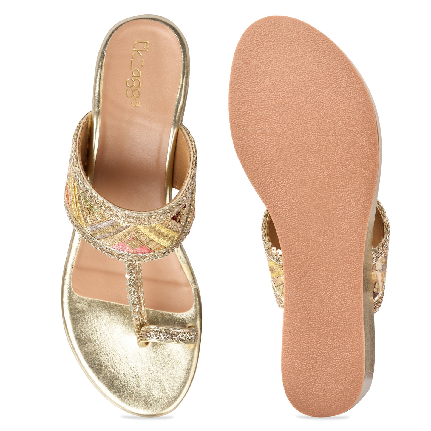 Gold Wedges at Kamakhyaa by EK_agga. This item is heels, wedges