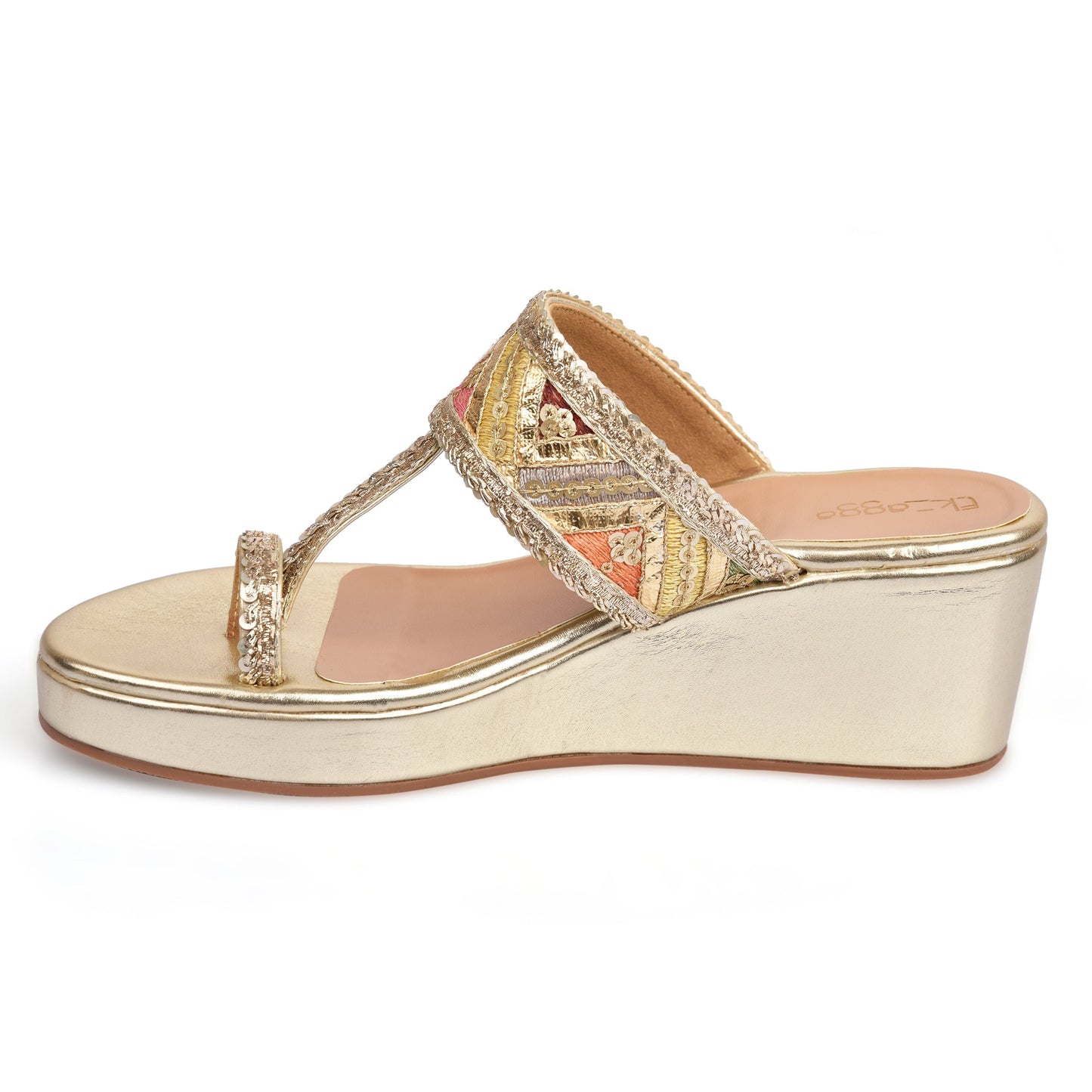 Gold Wedges at Kamakhyaa by EK_agga. This item is heels, wedges