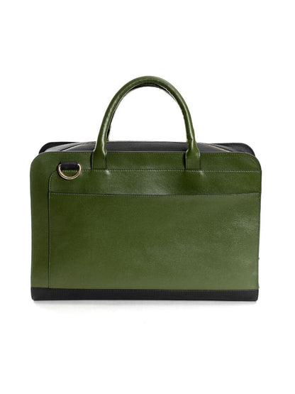 Green Office Wear Laptop Bag at Kamakhyaa by Green Hermitage. This item is Cactus Leather, Free Size, Green, Hemp, Laptop Bags, Lyocell, Office Wear, Recycled, Solids