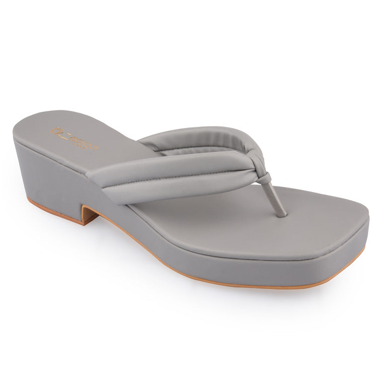 Grey Platform Heels at Kamakhyaa by EK_agga. This item is Grey, heels, Platform