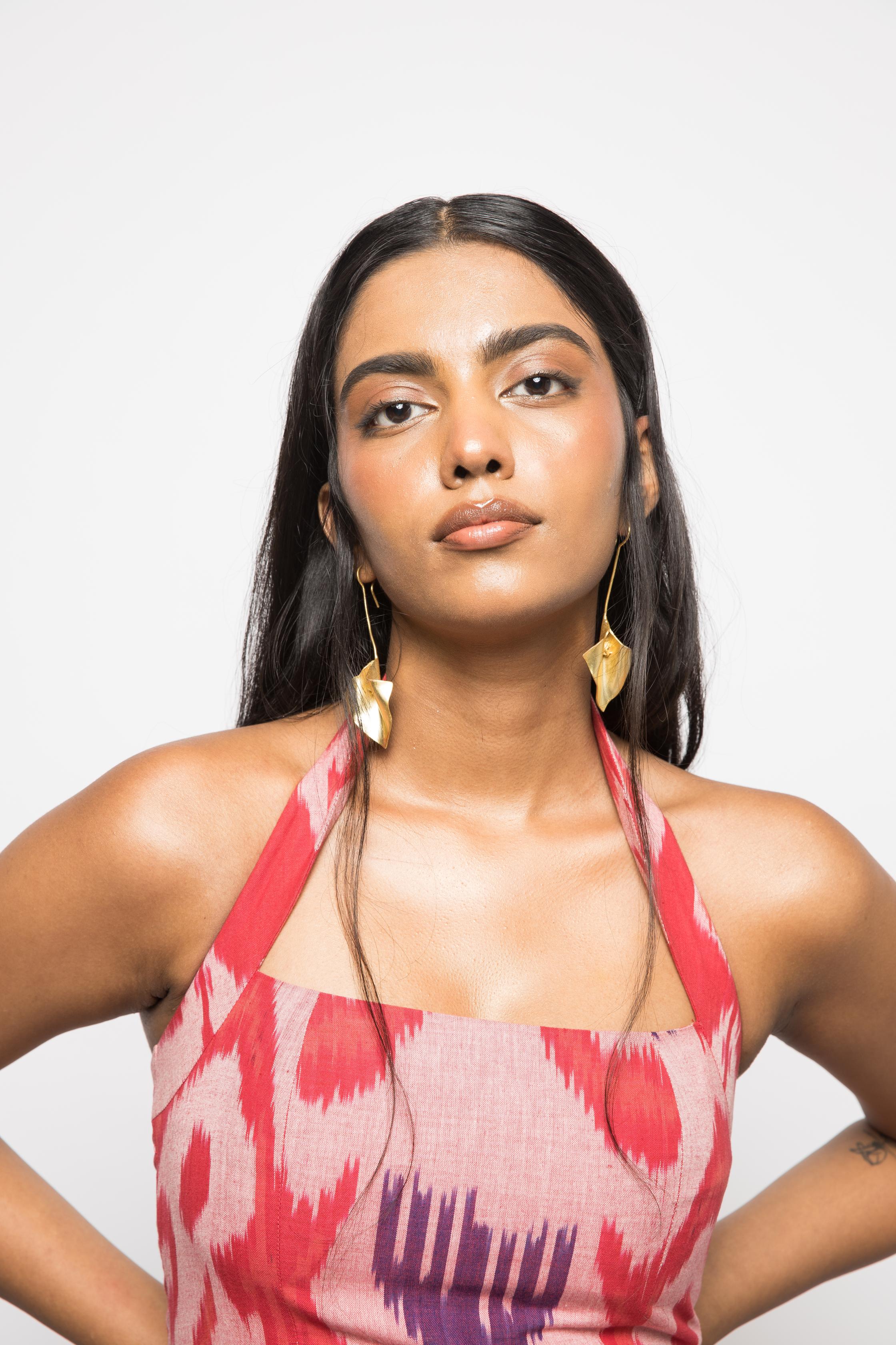 Hakuna Matata Dress at kamakhyaa.com by Anushé Pirani. This item is 100% Cotton, Baby Pink, Beach Wear, Blush Pink, Brunch Wear, Casual Wear, Console Collection List, Cotton, Fresh Ink by Anushe Pirani, Handwoven cotton, Ikat Prints, Light Pink, Pink, Regular Fit, Resort Wear, Vacation Wear, Womenswear