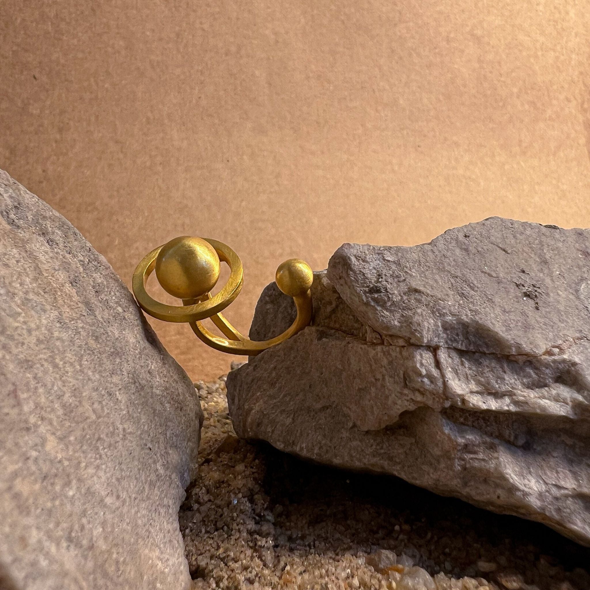 Halo And Ball Ring at Kamakhyaa by The Loom Art. This item is Halo Rings, Missing image, Orbis by The Loom Art, Rings, Under $50