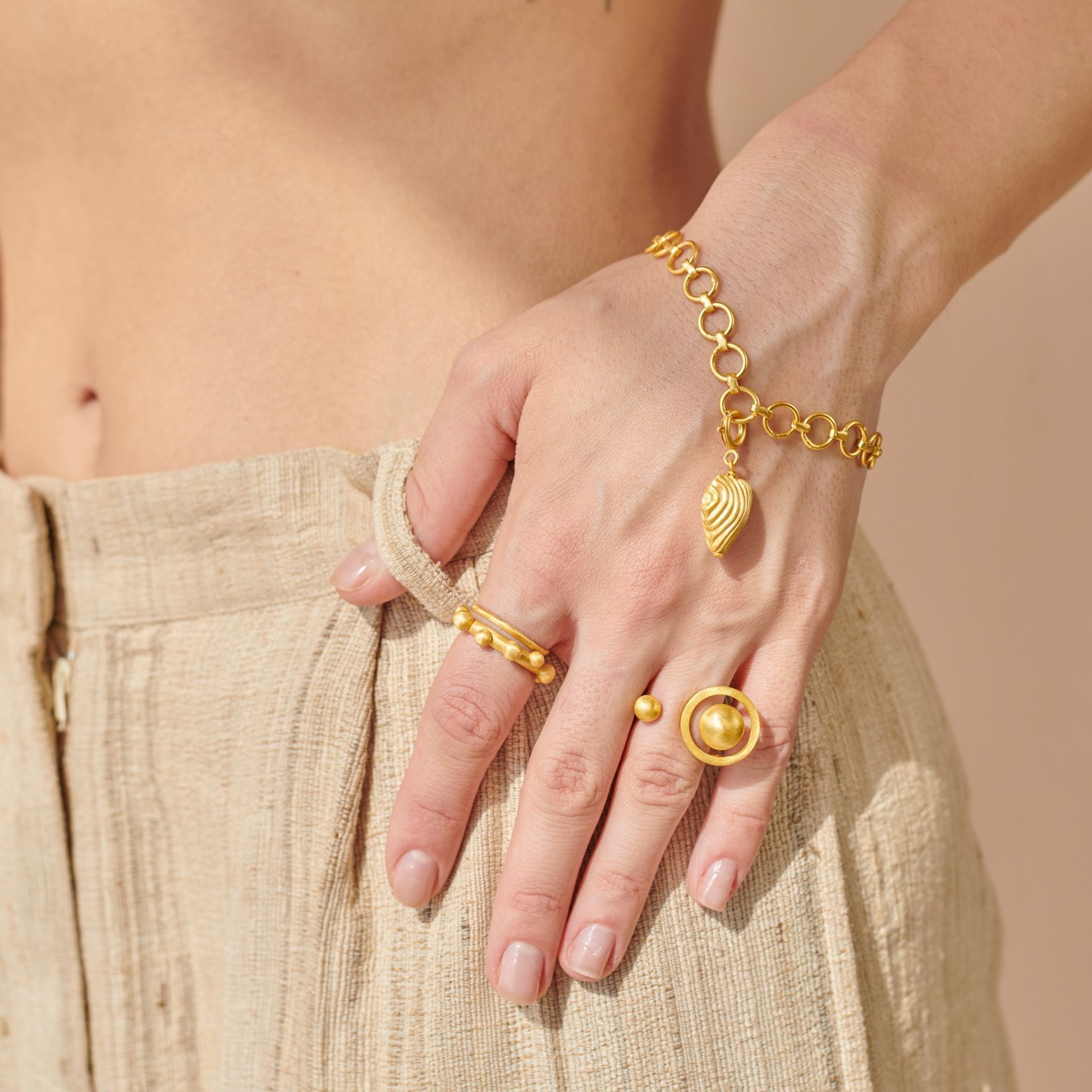 Halo And Ball Ring at Kamakhyaa by The Loom Art. This item is Halo Rings, Missing image, Orbis by The Loom Art, Rings, Under $50