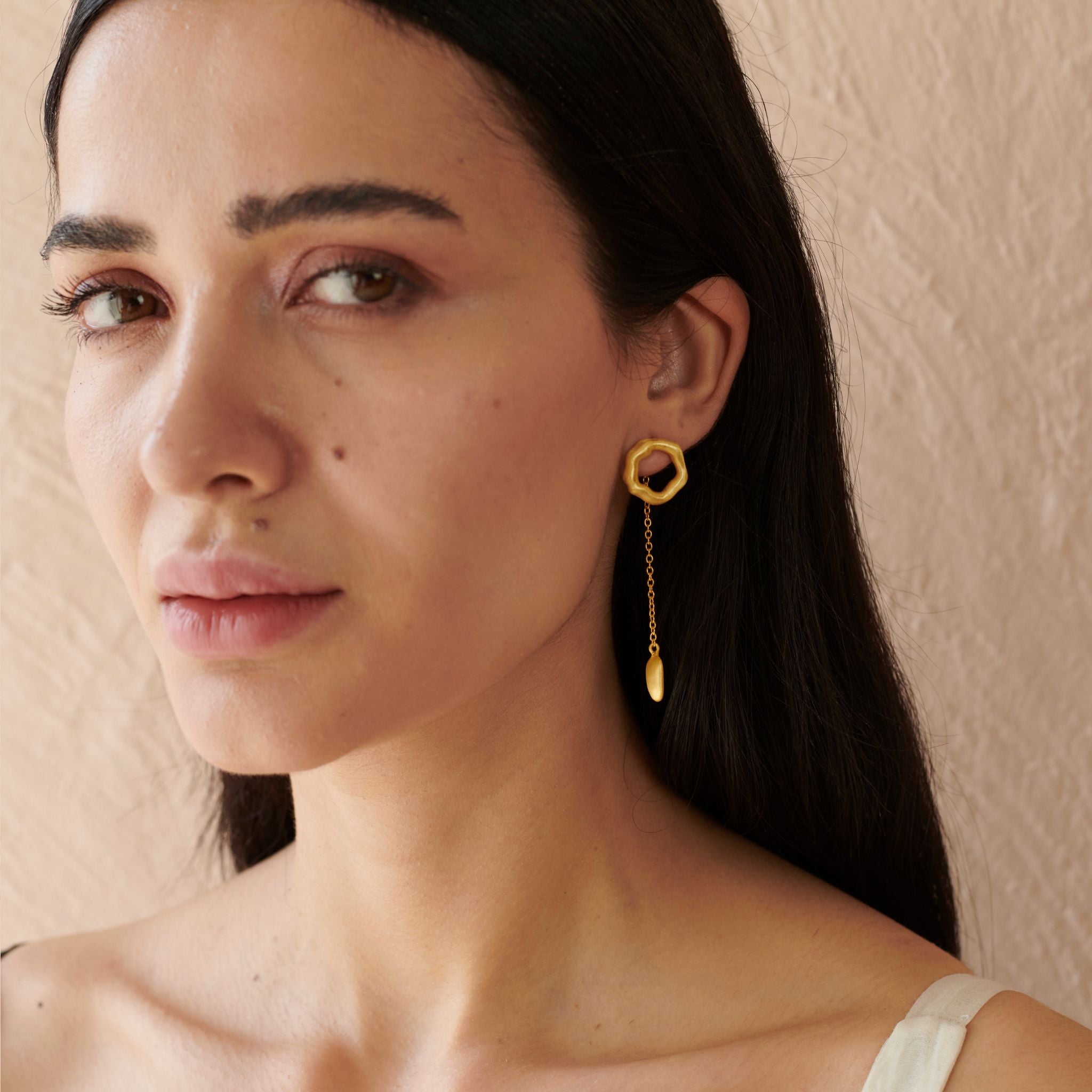 Halo Drop Earring at Kamakhyaa by The Loom Art. This item is Long Earrings, Missing image, Orbis by The Loom Art, Under $50