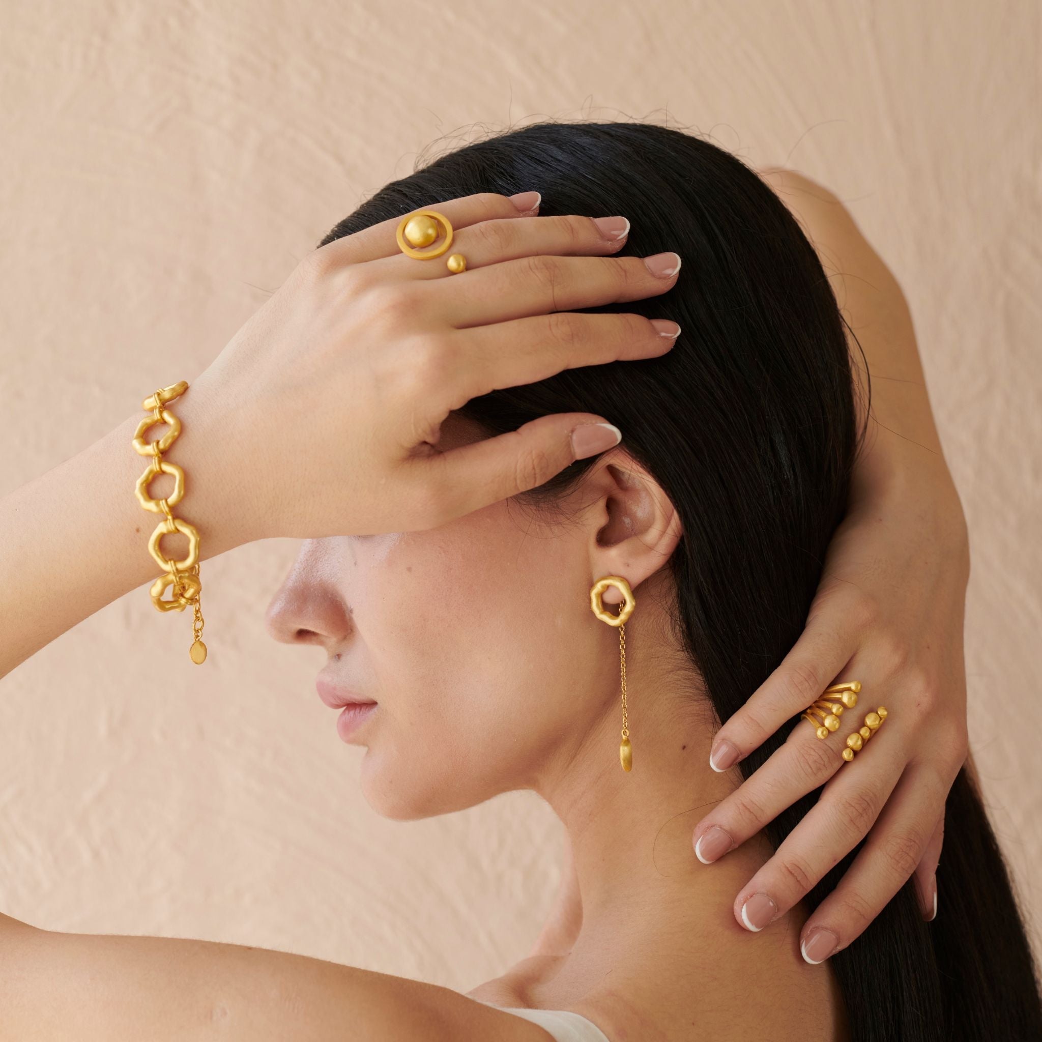 Halo Drop Earring at Kamakhyaa by The Loom Art. This item is Long Earrings, Missing image, Orbis by The Loom Art, Under $50