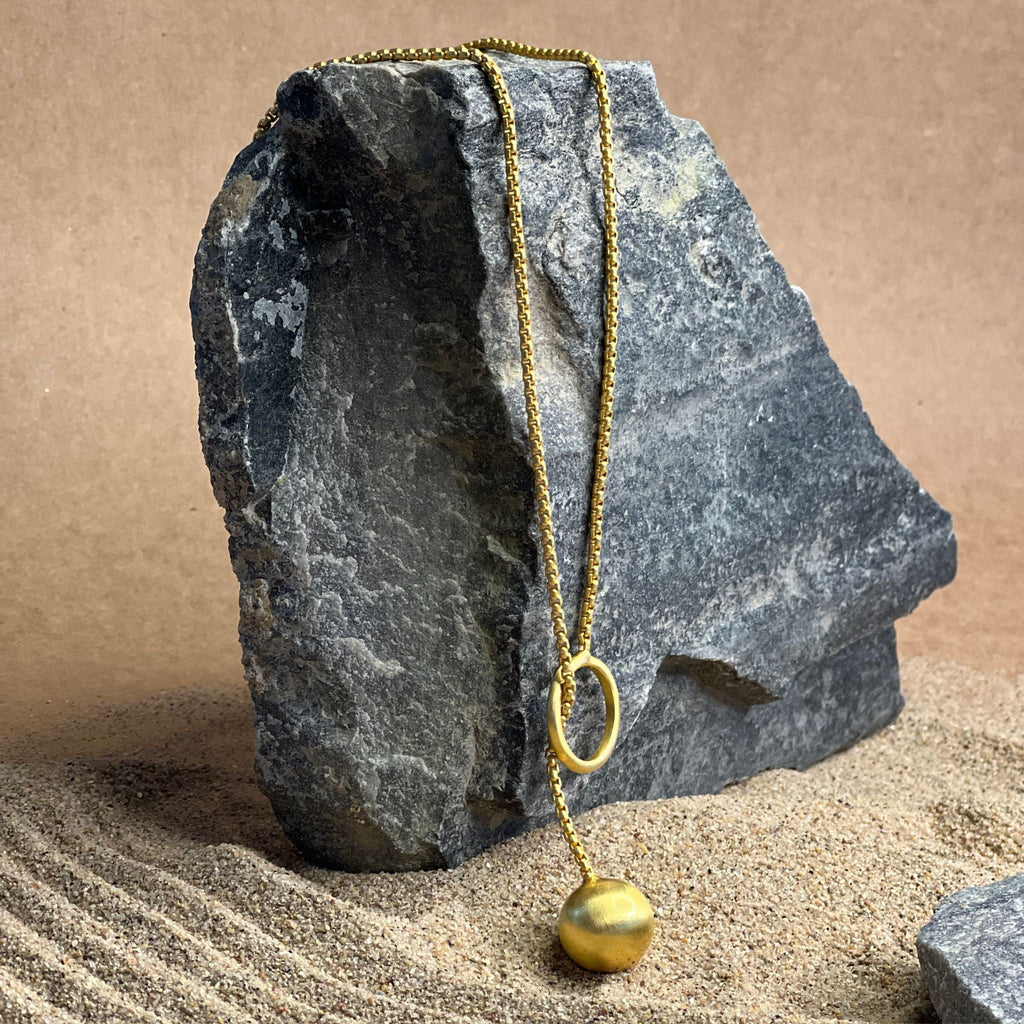 Halo and Ball Necklace at Kamakhyaa by The Loom Art. This item is Choker, Missing image, Necklaces, Orbis by The Loom Art, Under $50