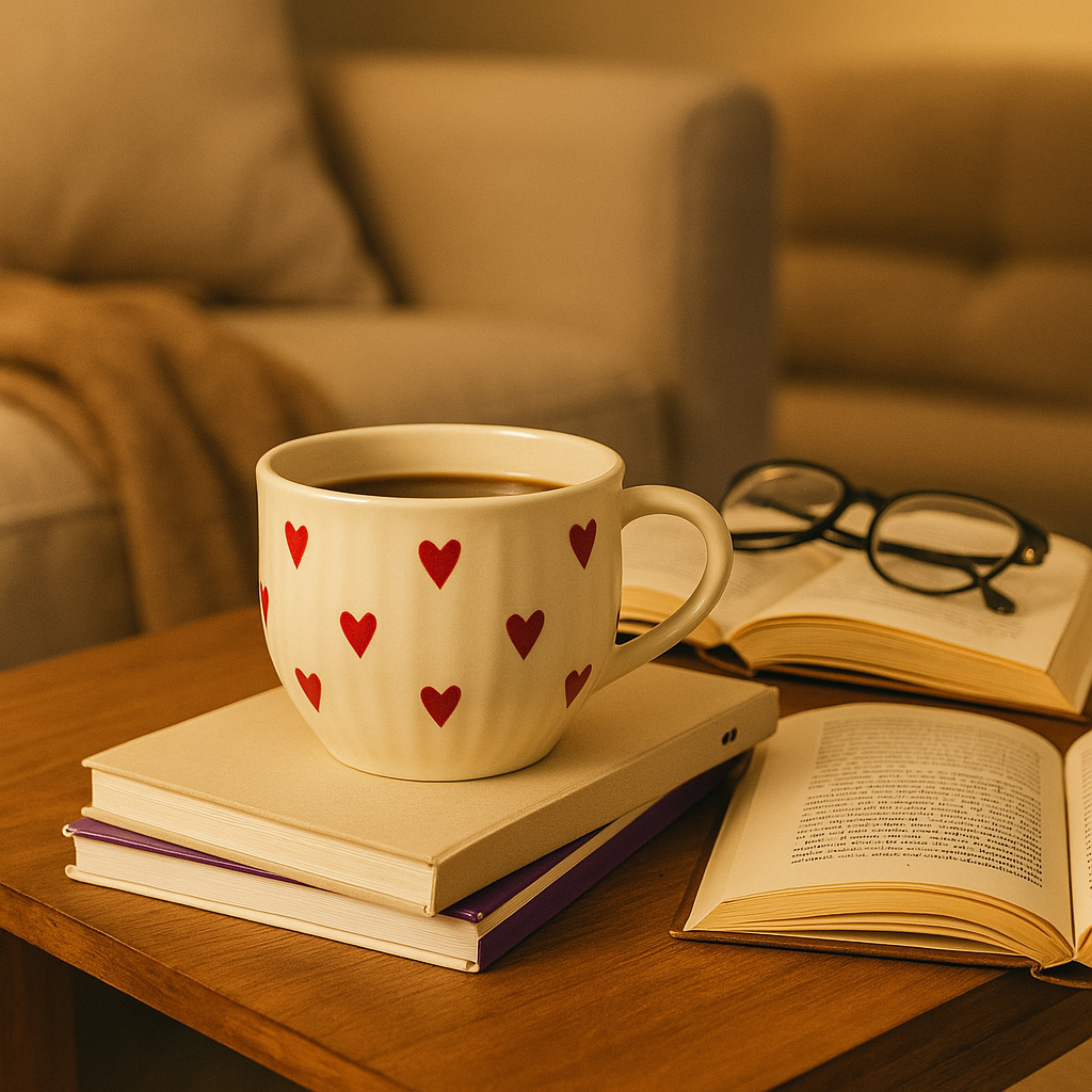 Heartfully Yours – Hand-Painted Ceramic Mug at Kamakhyaa by Aetherea World. This item is 