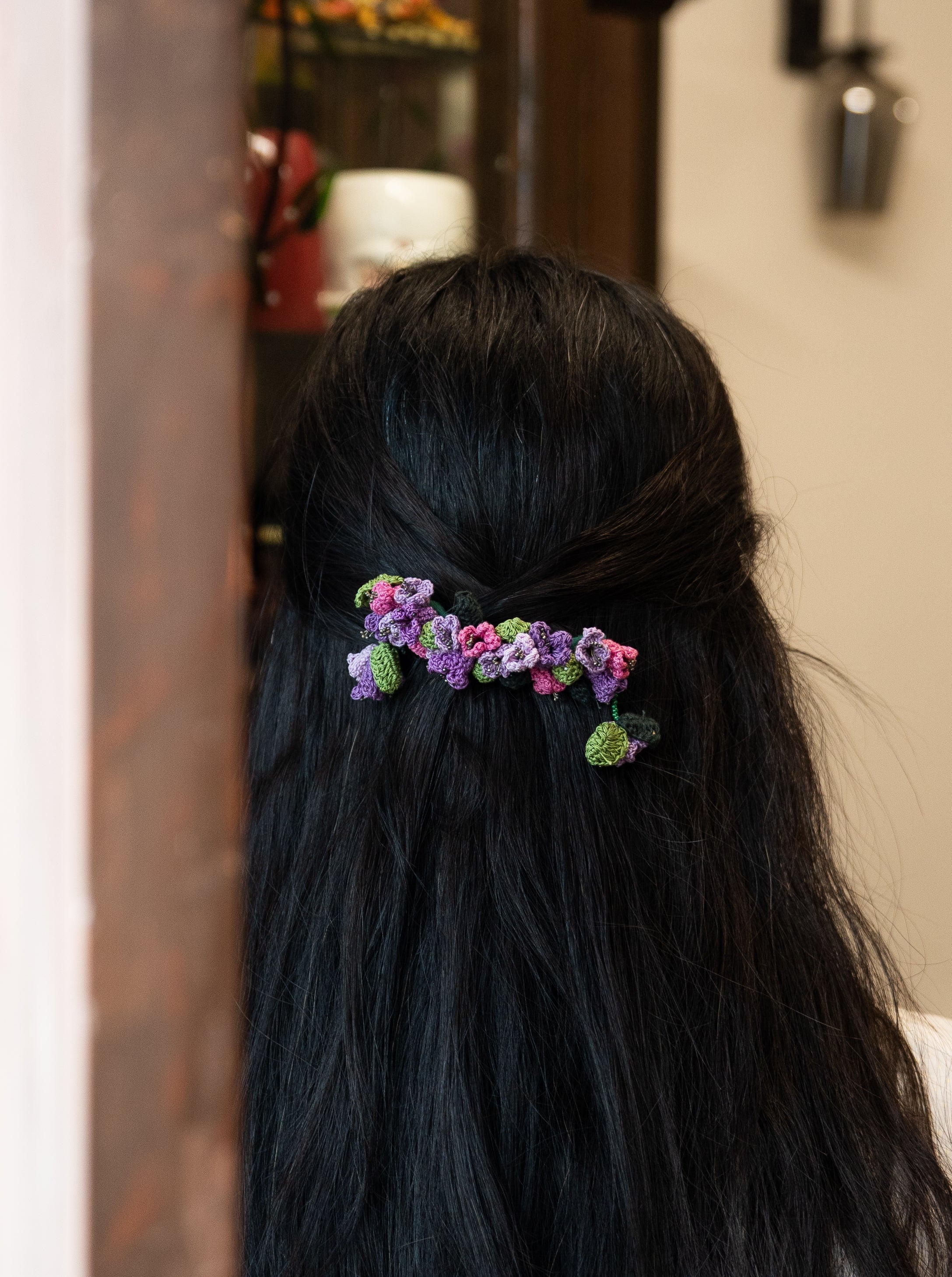 Tulips Hair Comb by Ikriit'm with Comb at Kamakhyaa for sustainable fashion